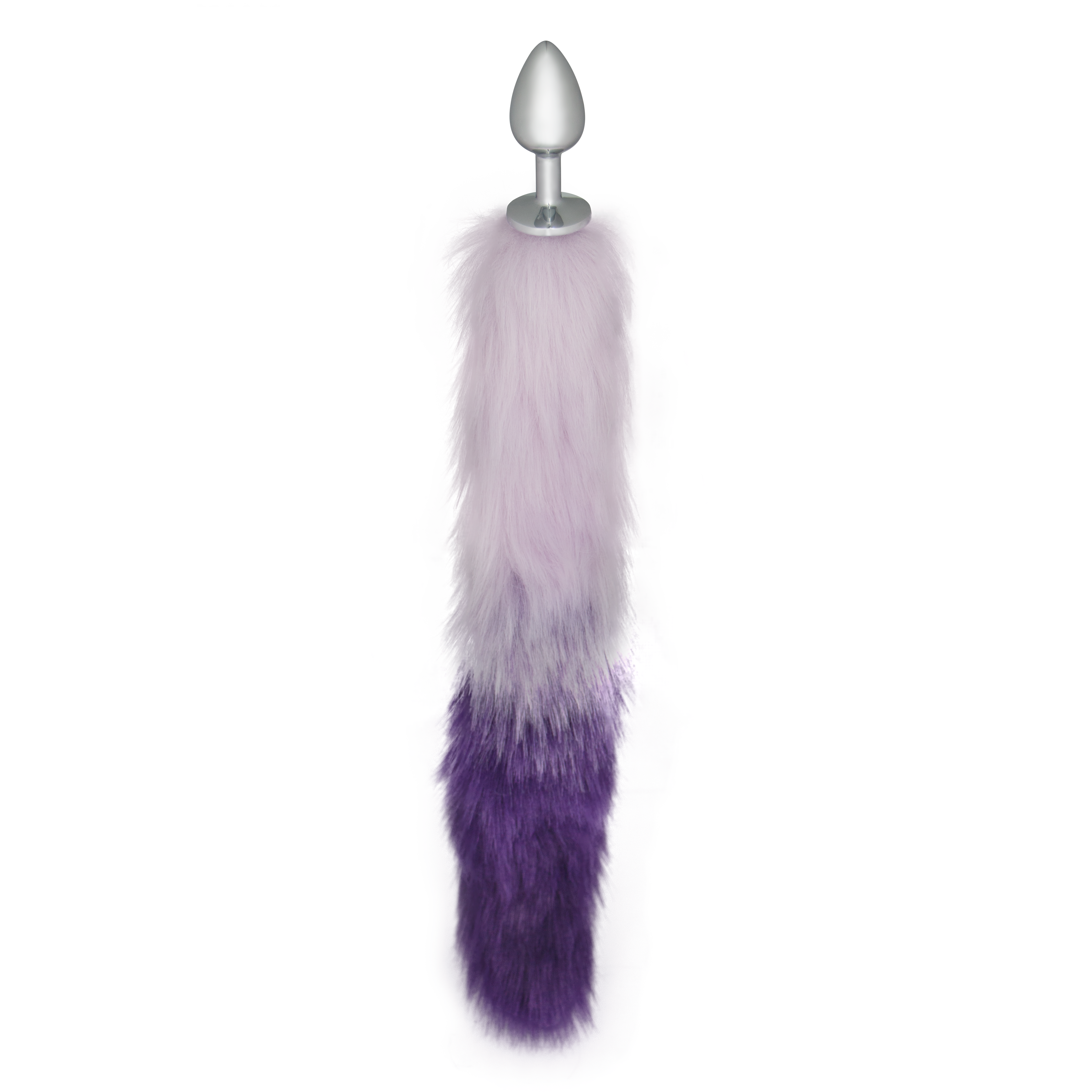 Plug Anal Purple And White Fox